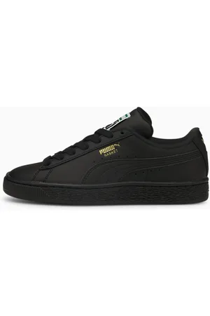 PUMA Basket Classic Xxi Youth Trainers, Black, size 35,5, Shoes
