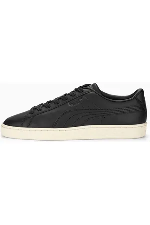 PUMA Basket Classic 75Y Premium Sneakers, Black, size 37, Shoes