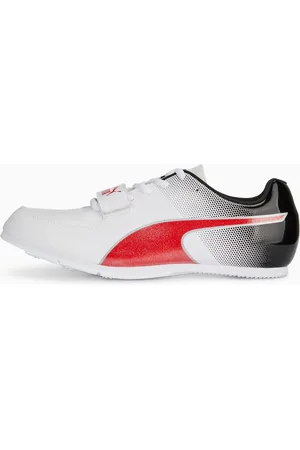 PUMA Evospeed Long Jump 10 Track And Field Shoes, White/Black/Red, size 36