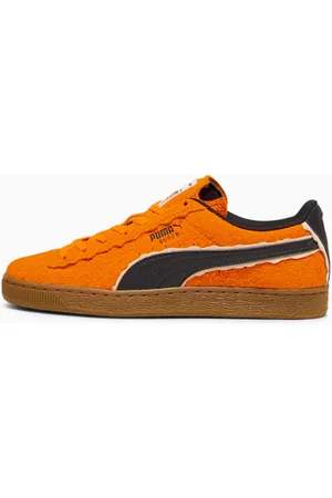 PUMA X The Smurfs Suede Sneakers, Pumpkin Pie/Black, size 36, Shoes