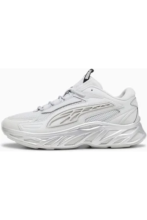 PUMA Exotek Mirrored Sneakers, Glacial Grey/Black, size 39, Shoes