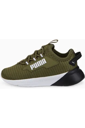 PUMA Retaliate 2 AC Sneakers Babies, Dark Green Moss/Black, size 20, Shoes