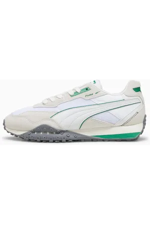 PUMA Blktop Rider Pop Sneakers, White/Cool Dark Grey, size 40, Shoes