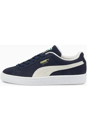 PUMA Suede Classic Xxi Youth Trainers, Peacoat/White, size 35,5, Shoes