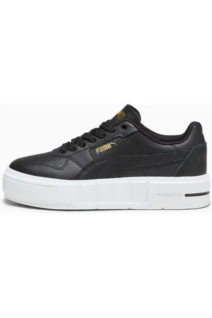 PUMA Cali Court Youth Leather Sneakers, Black/White, size 35,5, Shoes