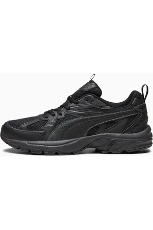 PUMA Milenio Tech Sneakers, Black/Shadow Grey, size 36, Shoes