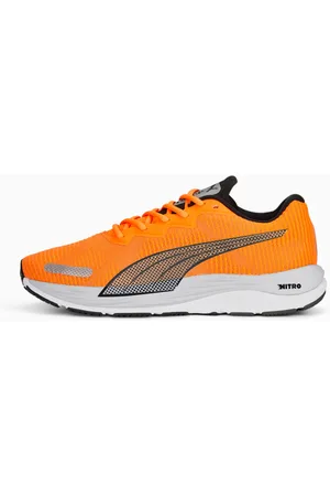 PUMA Velocity Nitro 2 Fade Running Shoes Men, Ultra Orange/Fresh Pear, size 44, Shoes