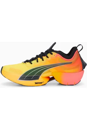 PUMA Fast-R Nitro Elite Fireglow Running Shoes Women, Sun Stream/Sunset Glow/Black, size 39, Shoes