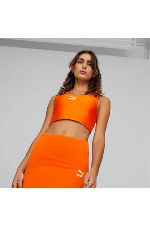 PUMA T7 Crop Top Shirt Women, , size L, Clothing