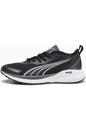 PUMA Kruz Nitro Youth Sneakers, Black/White/Dark Coal, size 35,5, Shoes