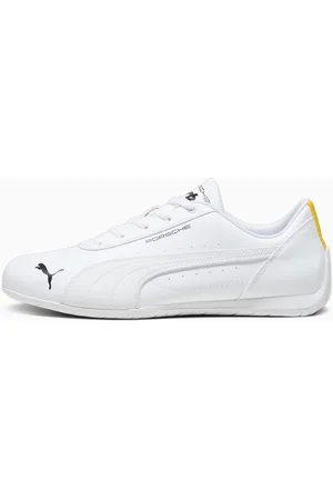 PUMA Porsche Legacy Neo Cat Motorsport Shoes, White/Lemon Chrome, size 37