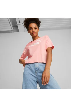 PUMA Essentials Logo Cropped T-Shirt Women, , size XXS, Clothing