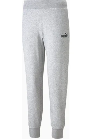 PUMA Essentials Sweatpants Women, Light Grey Heather, size L, Clothing