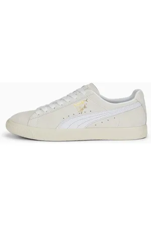PUMA Clyde Prm Sneakers, Frosted Ivory/White, size 36, Shoes