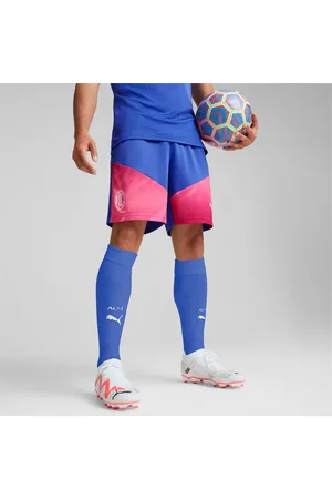 PUMA AC Milan Football Training Shorts, Royal Blue, size M, Clothing