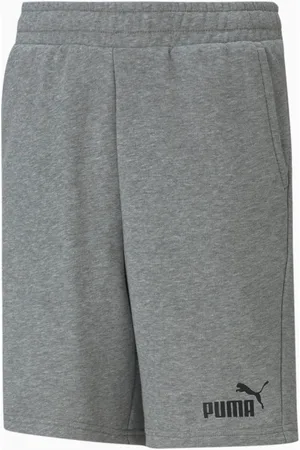 PUMA Essentials Youth Sweat Shorts, Medium Grey Heather, size 1-2Y, Clothing