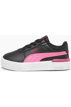 PUMA Carina 2.0 AC Sneakers Babies, Black/Strawberry Burst/Pinktastic, size 21, Shoes