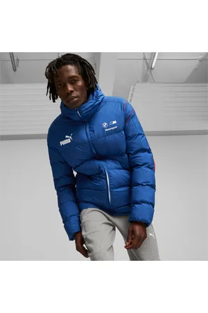 PUMA Men BMW M Motorsport Mt7 Ecolite Padded Jacket, Pro Blue/M Color, size L, Clothing