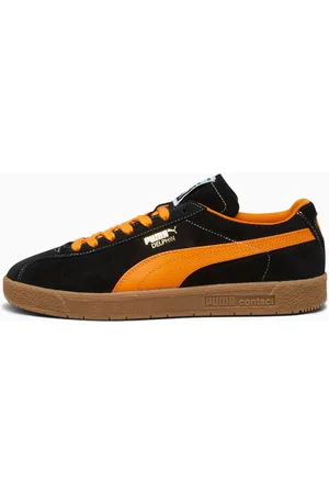 PUMA Delphin Sneakers, Black/Pumpkin Pie, size 36, Shoes