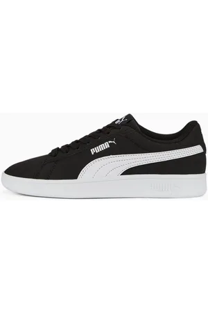 PUMA Smash 3.0 Buck Sneakers Youth, Black/White, size 35,5, Shoes