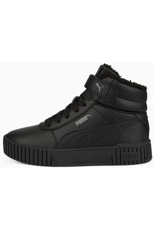 PUMA Carina 2.0 Mid Winter Sneakers Kids, Black/Dark Shadow, size 28, Shoes