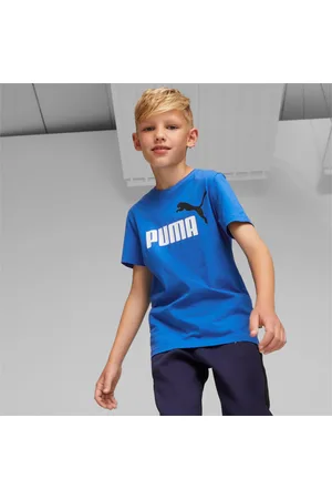 PUMA Essentials+ Two-Tone Logo Youth T-Shirt, , size 92, Clothing
