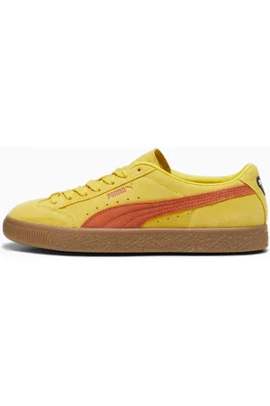 PUMA X Perks And Mini Suede VTG Sneakers, Black/Fresh Pear, size 39, Shoes