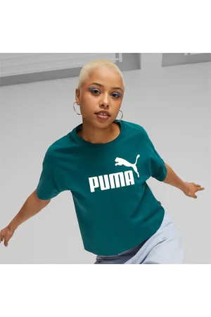 PUMA Essentials Logo Cropped T-Shirt Women, , size XXS, Clothing