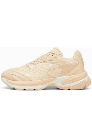 PUMA Velophasis Luxe Sport II Sneakers, Cashew/Warm White, size 36, Shoes
