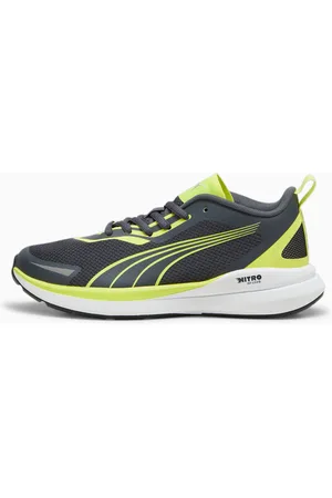 PUMA Kruz Nitro Youth Sneakers, Strongray/Lime Pow/White, size 35,5, Shoes
