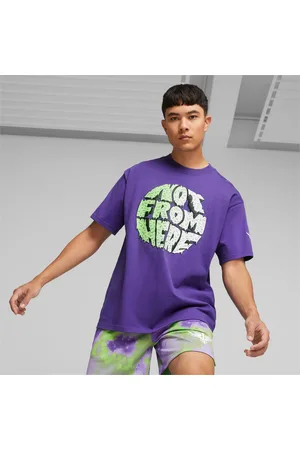 PUMA Melo x Toxic Basketball Tee Shirt, , size L