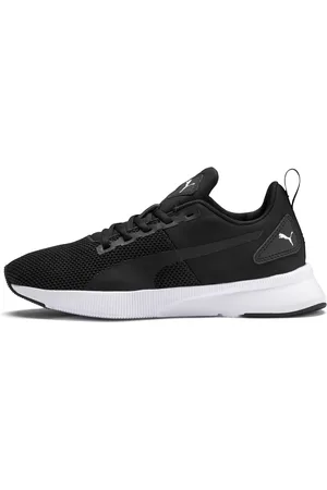PUMA Flyer Runner Youth Trainers, Black/White, size 35,5, Shoes