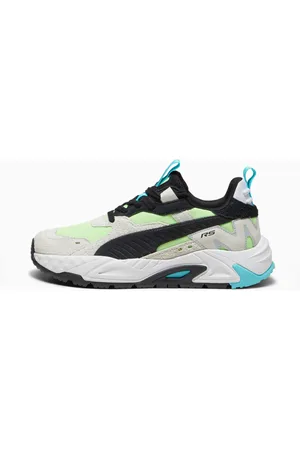 PUMA Rs-Trck New Horizon Sneakers, Speed Green/Black, size 40, Shoes