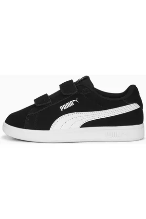 PUMA Smash 3.0 Suede Sneakers Kids, Black/White, size 27,5, Shoes