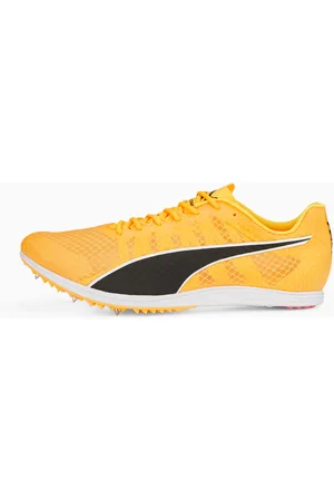 PUMA Evospeed Distance 11 Track And Field Shoes Men, Sun Stream/Black/Silver, size 39