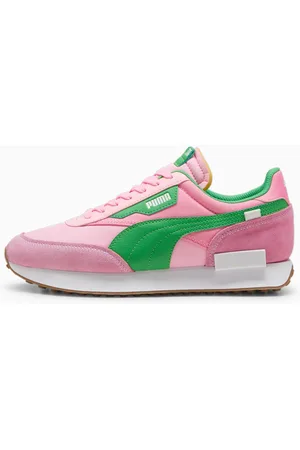 PUMA Future Rider Play On Sneakers, Pink Delight/Green, size 42, Shoes