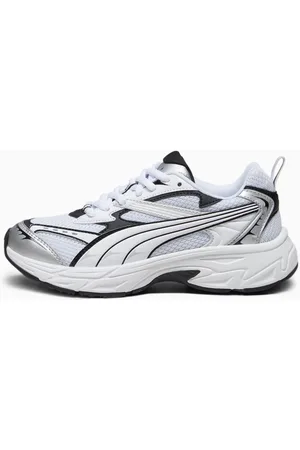 PUMA Morphic Base Youth Sneakers, Feather Grey/Black, size 35,5, Shoes