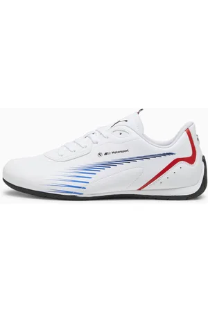 PUMA BMW M Motorsport Neo Cat 2.0 Driving Shoes, White/Cool Cobalt, size 40
