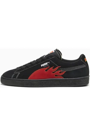 PUMA X Butter Goods Suede Classic Sneakers, Black/Red, size 39, Shoes