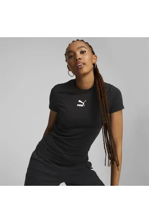 PUMA Classics Slim T-Shirt Women, , size L, Clothing