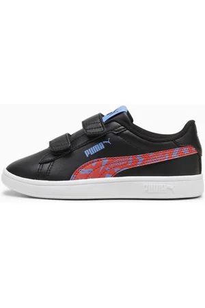 PUMA Smash 3.0 Masked Hero Sneakers, Black/Active Red/White, size 27,5, Shoes