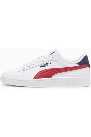 PUMA Smash 3.0 Leather Sneakers Youth, Dark Blue, size 35,5, Shoes