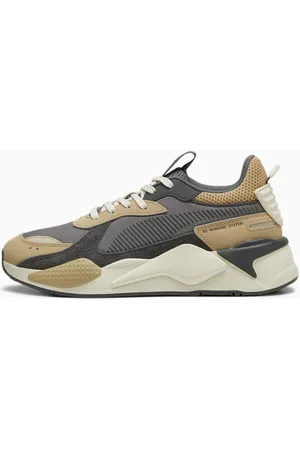 PUMA Rs-X Suede Sneakers, Cool Dark Grey/Prairie Tan, size 40, Shoes