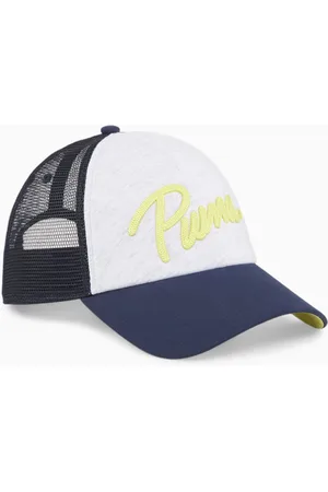 PUMA Ess+ Trucker Hat, Dark Blue, size Adult, Accessories