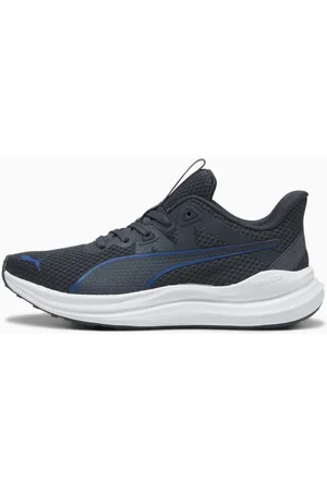 PUMA Reflect Lite Youth Running Shoes, Strongray/Cobalt Glaze/Black, size 35,5, Shoes
