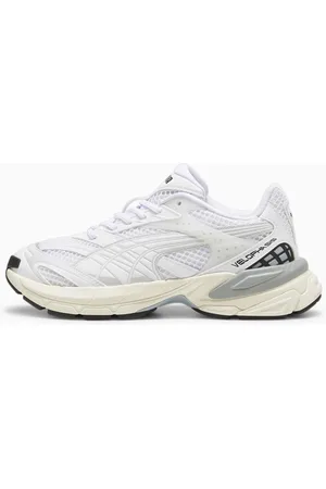 PUMA Velophasis Sneakers, White/Cool Mid Grey, size 37, Shoes