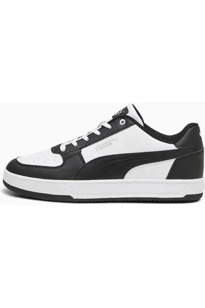 PUMA Caven 2.0 Sneakers, White/Black/Silver, size 36, Shoes