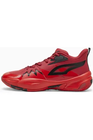 PUMA Genetics Basketball Shoes, Club Red/For All Time Red, size 39