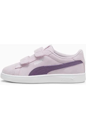 PUMA Smash 3.0 Suede Sneakers Kids, Grape Mist/Crushed Berry/White, size 27,5, Shoes