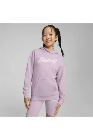 PUMA Ess+ Script Youth Hoodie, , size 128, Clothing